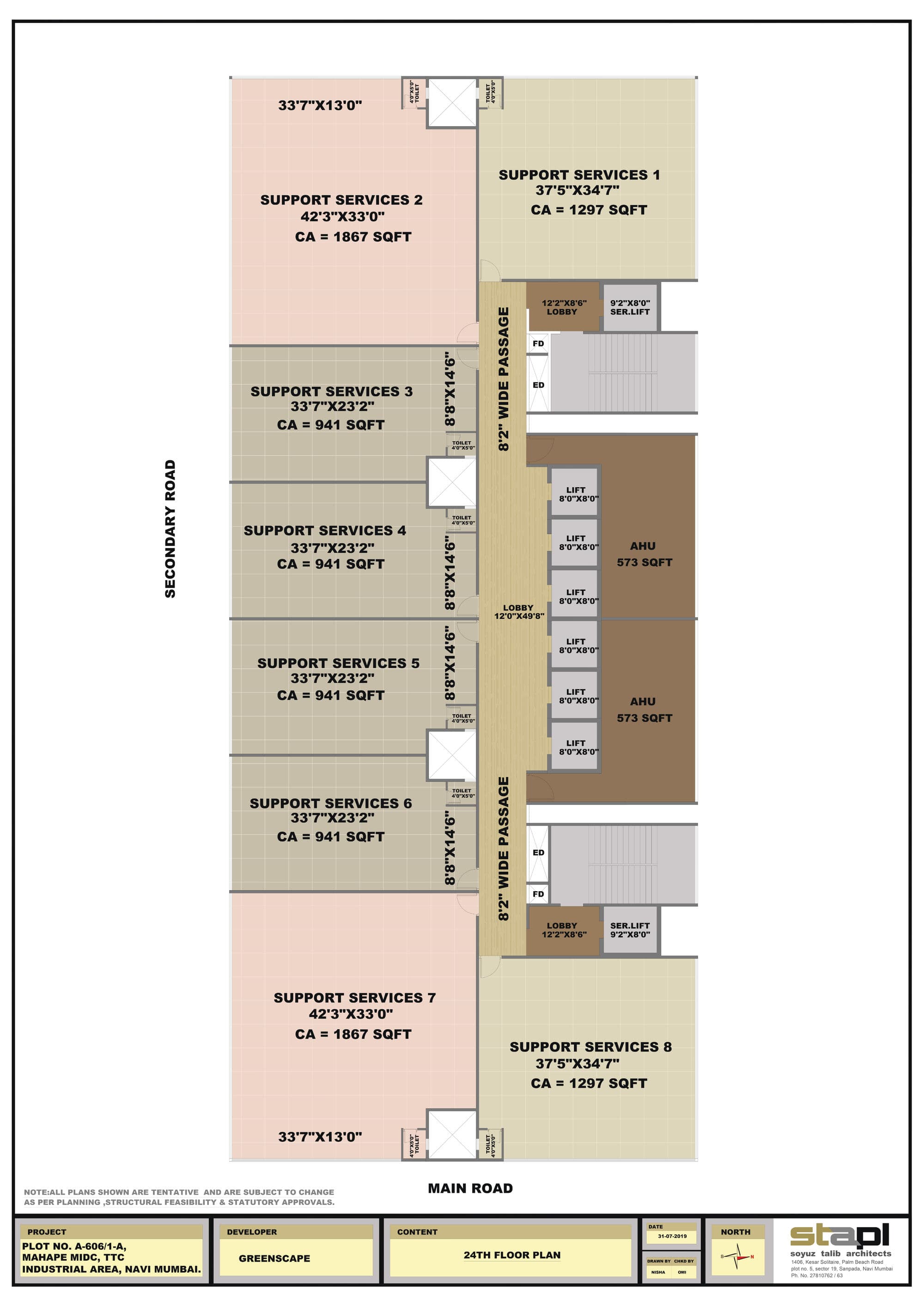 24th floor layout plan